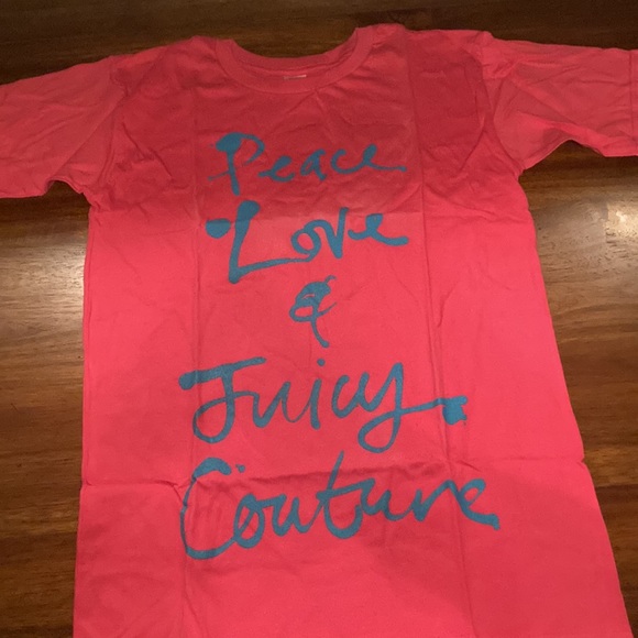 Juicy Couture Tops - Pink Juicy Couture short sleeve shirt